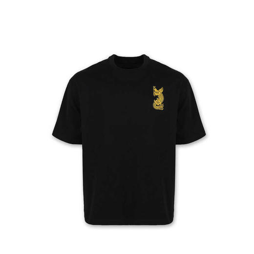 深山集市国潮民族风刺绣重磅短袖时尚情侣款宽松圆领中国风T恤 商品图4