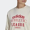 （YY）adidas/阿迪达斯  阿迪达斯三叶草宽松女卫衣2024夏季新款运动圆领休闲套头衫 HL0048 商品缩略图3