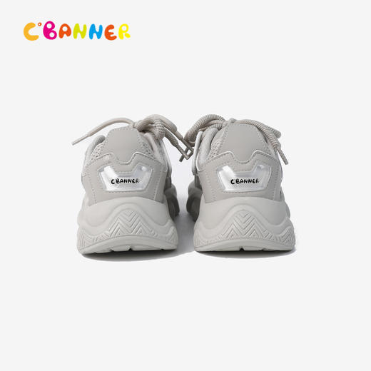 千百度童鞋厚底老爹鞋少女鞋秋季增高透气网面运动休闲鞋A24480307 商品图3