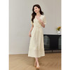 【专属特价】熙世界国风泡泡袖天丝连衣裙2025夏装莱赛尔新中式盘扣V领裙子 商品缩略图4