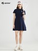 【自然收腰】波顿年春夏女士POLO针织短袖连衣裙高端修身LD238223 商品缩略图3