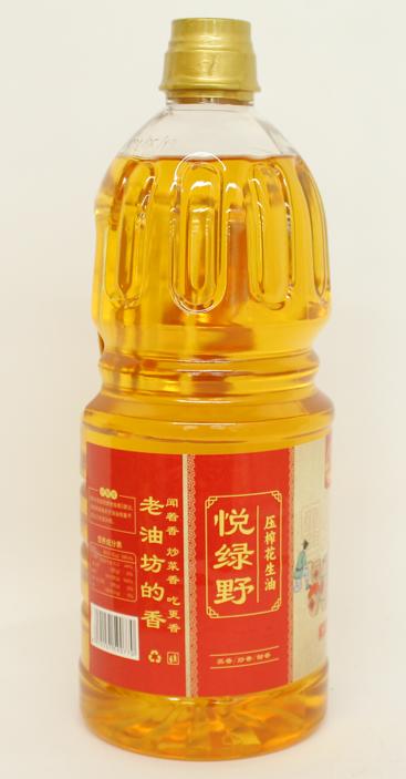 L悦绿野压榨一级热榨花生油1.8L 商品图3
