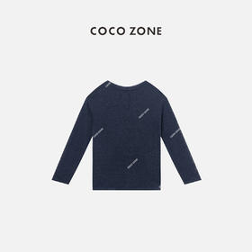 COCO ZONE "蓝莓“夏季新款简约时尚长袖上衣镂空透气百搭针织衫CC2B0914