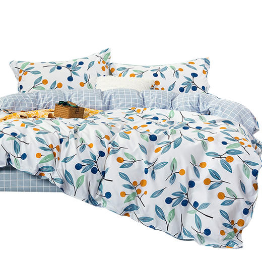 杉杉（FIRS) QFS-20610 爱之语四件套-樱桃 200x230cm 商品图0