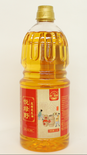 L悦绿野压榨一级热榨花生油1.8L