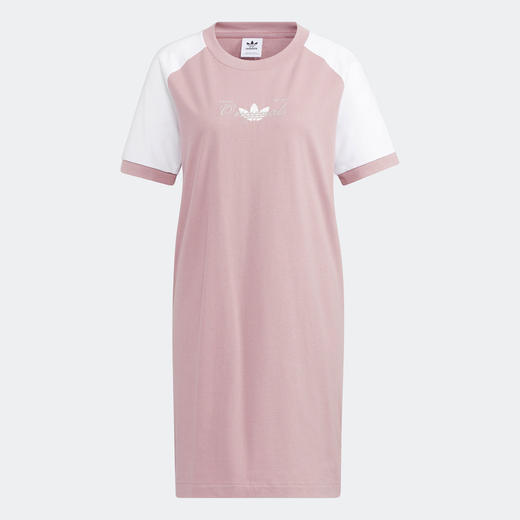 无吊牌（YY）adidas/阿迪达斯  Adidas阿迪达斯三叶草连衣裙女Brand Dress轻薄短袖半身裙 H49565 非质量问题 不退不换 商品图3