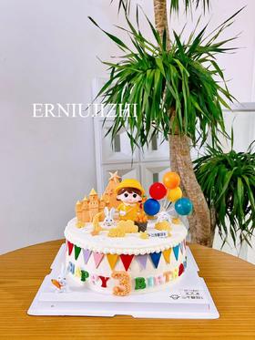 儿童定制-翻糖小黄帽