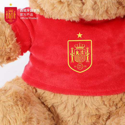 【官方正版】西班牙国家队丨红色队徽球衣大熊玩偶欧洲杯限定款加维 商品图3