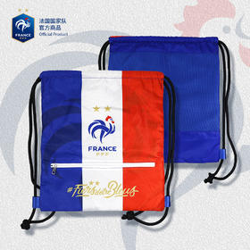 【官方正版】法国国家队 |三色拼接抽绳袋欧洲杯款运动足球迷背包