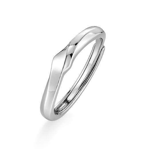 卡蒂罗/KADER 心心相印情侣对戒 925银经典爱心造型双向奔赴开口可调节一对 浪漫温柔恋爱氛围配饰 520礼盒女生 商品图2