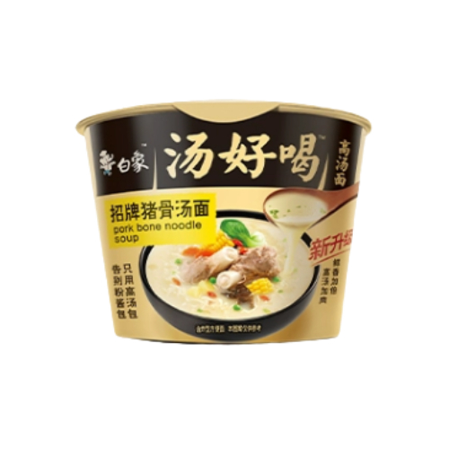 白象汤好喝招牌猪骨汤/老母鸡汤/辣牛肉汤面110g