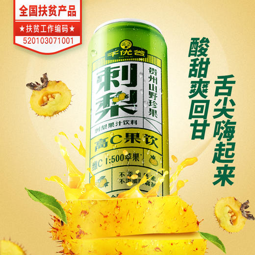 千优谷刺梨高C果汁饮料245ML 商品图3