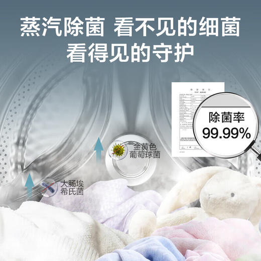 【618秒杀】三星（SAMSUNG）13公斤 BESPOKE缤色铂格全自动滚筒洗衣机/洗烘一体机 蒸汽除菌大容量 智能变频 冷凝烘干 黑方糖 WD13BB944DGBSC【洗烘一体】 商品图2