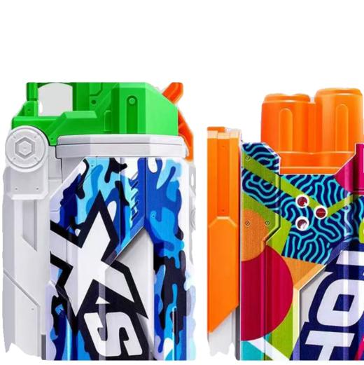 800ml容量 射程约9m | 新西兰ZURU  X特攻炫彩皮肤召唤者速充水枪 儿童男玩具水枪打水仗喷水抽拉呲水 5岁+ 商品图4