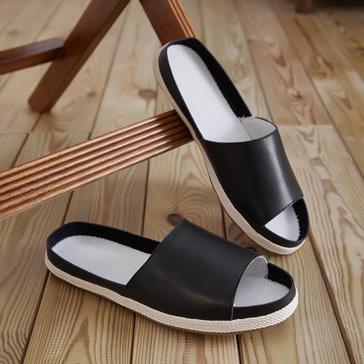 buyutang/布语堂 真.皮拖鞋，久穿不累脚，呵护脚步健康 商品图1