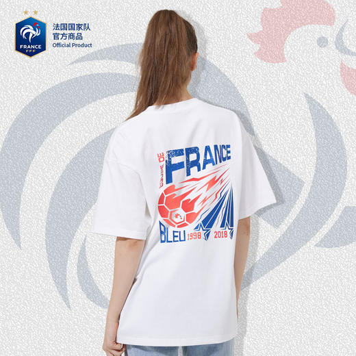 【官方正版】法国国家队 |白色助威印花T恤欧洲杯款球迷运动短袖夏 商品图3