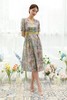ELLA JADE 复古中国风系带碎花连衣裙 13065 商品缩略图1