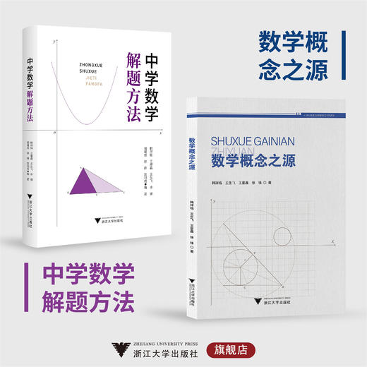 数学概念之源+中学数学解题方法/韩祥临/王星鑫/王生飞/李璜/胡峰成/徐锋/欧阳成/浙江大学出版社 商品图0