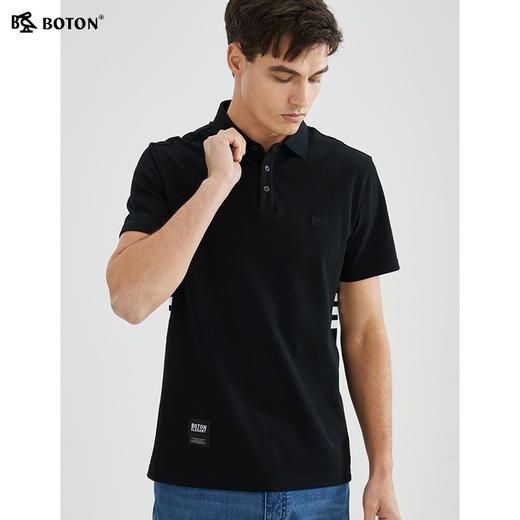【显瘦透气】波顿年春夏男士个性户外休闲短袖运动简约polo衫MT955223 商品图4