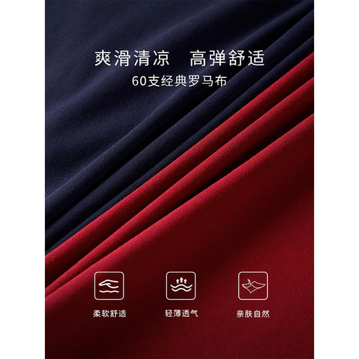 【专属特价】熙世界休闲红色连衣裙夏天新款美式印花短袖修身显瘦开叉T恤裙 商品图2
