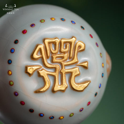 问鼎汝瓷天青七宝战鼓杯（虎首）（牛首）（缺货） 商品图5