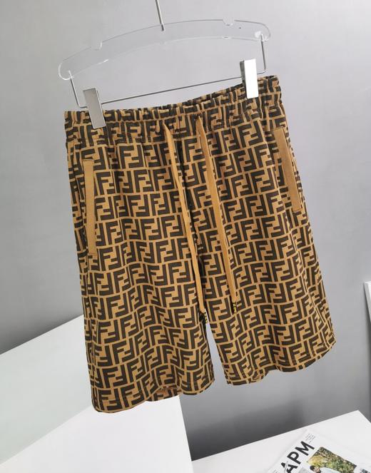 FD 2024夏季新款 满印双F图案 经典休闲短裤/中裤/五分裤 Z-11757 商品图4