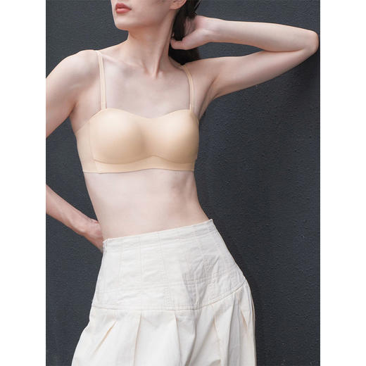 【活动商品，不退不换】防滑抹胸内衣 蚕丝内里 贴心呵护 全氨防滑 亲肤舒适 可拆卸肩带 解锁穿法~ 商品图8