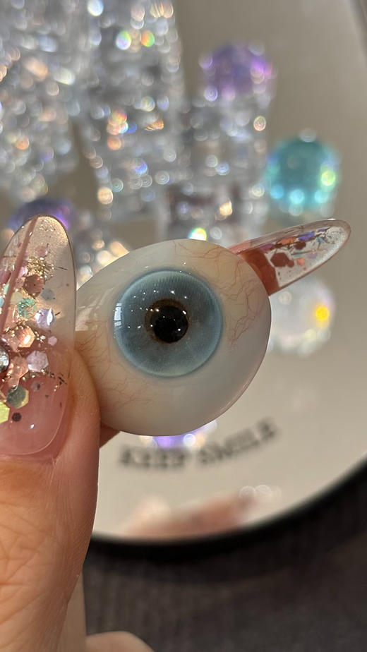 Woolilens 海域神女 半年抛 两片 14.2mm 参考着色 13.5mm 基弧 8.6 含水 38% 新锐国货 商品图4