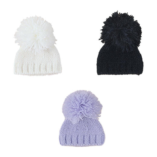 【GSC现货】粘土娃 针织帽（黑/灰/白） 商品图2