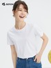 波顿春夏季冰丝抗皱女士圆领t恤高端美式休闲短袖上衣LT318224 商品缩略图1