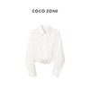 COCO ZONE新款夏季系腰时尚休闲百搭衬衫 23C29063 商品缩略图0