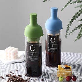 【HARIO】冷泡果汁壶耐热玻璃茶壶带过滤网玻璃冰咖啡壶FIC