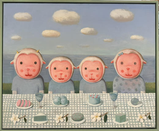 杨媛媛《全家福之海蓝蓝》原作 商品图0