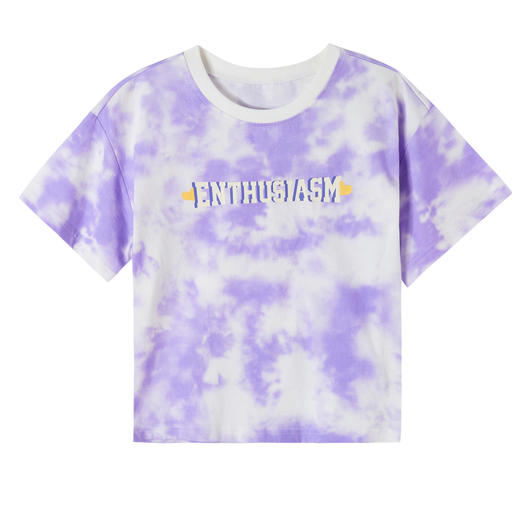 笛莎Deesha T恤2024夏季新款时尚满印短袖T恤 商品图3