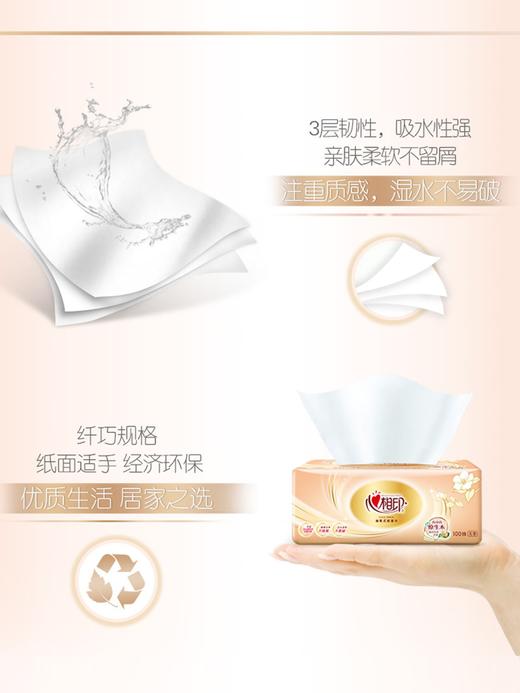 心相印金装经典系列24包100抽3层塑装纸面巾 商品图4