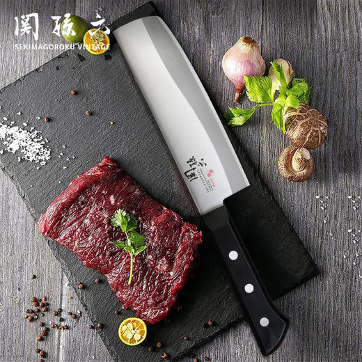 KAI贝印关孙六萌黄系列切菜刀三德刀165mm 商品图2
