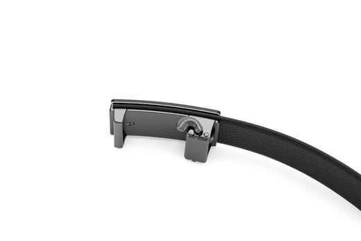 皮尔卡丹皮带男真皮合金自动扣高级轻奢黑蓝色裤腰带商务牛皮裤带 商品图11