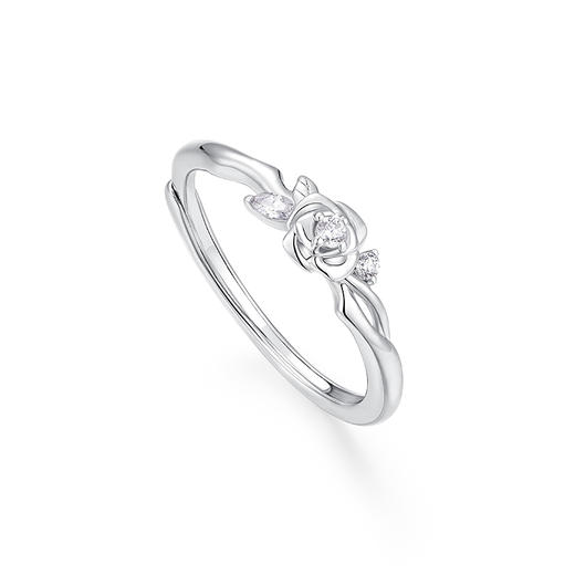 卡蒂罗/KADER 玫瑰物语情侣对戒 925银荆棘玫瑰热烈炽热开口可调节一对 浪漫氛围感恋爱必备配饰 女友520送女生 商品图8