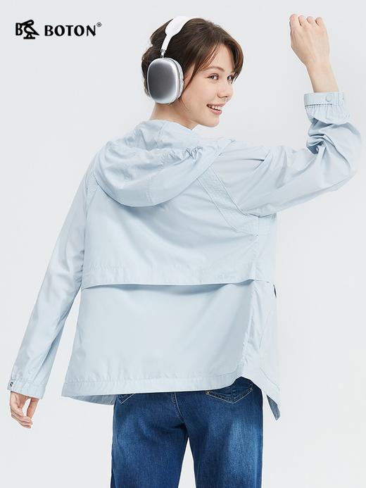 波顿女士春夏防晒衣冰凉丝连帽高端名牌美式休闲外套上衣LJ915124 商品图1