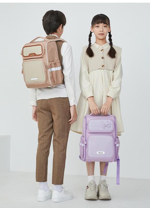 【3-6年级】卡拉羊22L学生防下坠减负大嘴书包S2674 商品图7