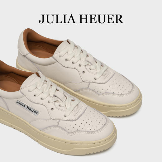 Julia Heuer 低帮厚底复古小白鞋 商品图3