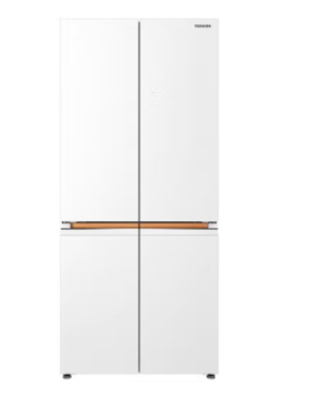 东芝（TOSHIBA）（12972）535升十字四门大容量家用零嵌入冰箱大白梨 一级能效自动制冰GR-RF561WI-PG1B3 富士白