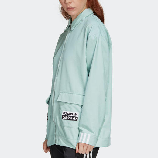 元旦超值抢购 （YY）adidas/阿迪达斯  三叶草 JACKET 女子休闲运动茄克外套 FM2460 商品图1