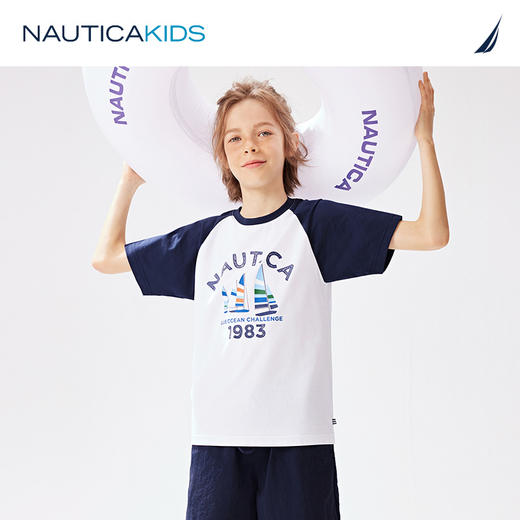 8楼诺帝卡NAUTICAKIDS2024新款新款短袖NKG201387吊牌价279元（备注：第2件吊牌价小于第1件） 商品图0