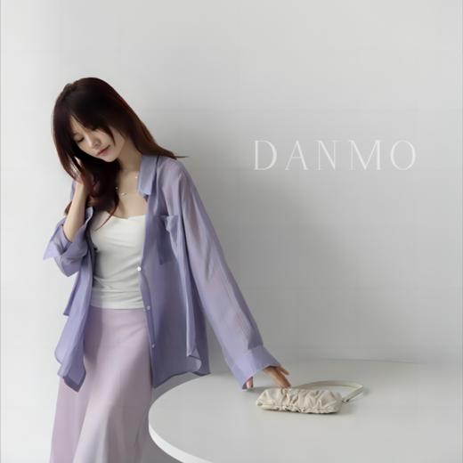 DANMO莱赛尔凉感面膜衣 1件多穿 莱赛尔天丝微透面料 oversize版型上身舒适无束缚 慵懒风 商品图1