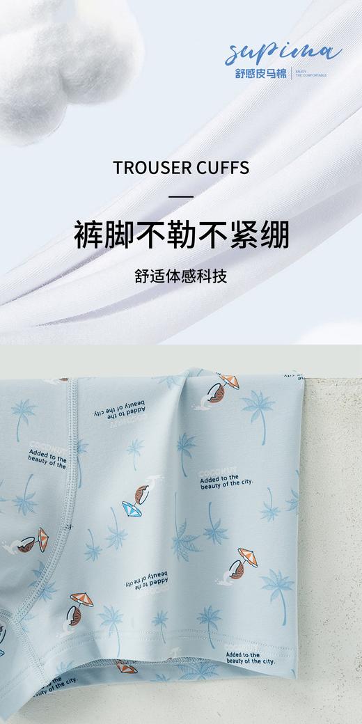 男士皮马棉净色印花包头明筋内裤7792/7793/7795/6647/8750/6656/9569/7815 商品图9