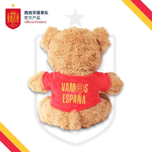 【官方正版】西班牙国家队丨红色队徽球衣大熊玩偶欧洲杯限定款加维 商品图2