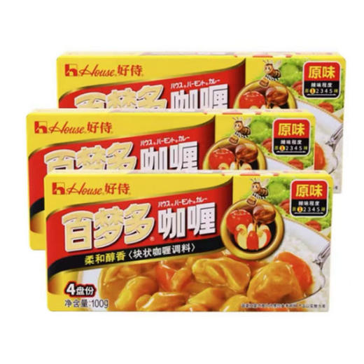 【8.9元/盒】D好侍百梦多原味咖喱100g 商品图0