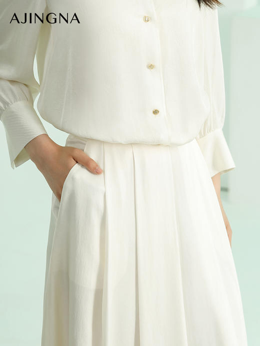 【商场同款】阿菁娜2024夏季新款中长款A字半裙A30X113031 商品图4