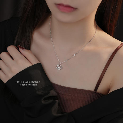 【宇宙星河】S999银足银项链【YXS-A3201】 商品图3